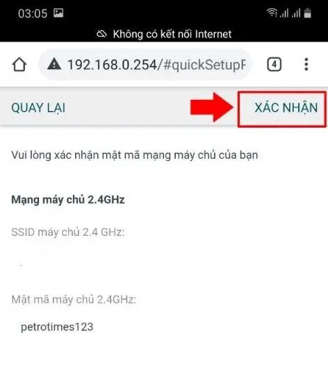 Kiểm tra và xác nhận thông tin