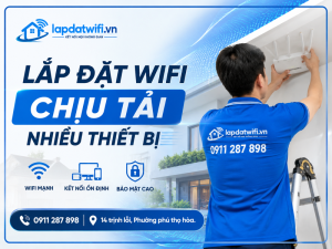 Giải pháp lắp đặt wifi chịu tải nhiều thiết bị cho văn phòng và kho xưởng