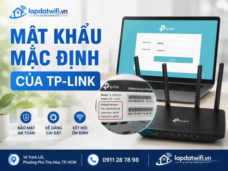 Mật khẩu mặc định của TP-Link là gì? Cách kiểm tra và xử lý đúng