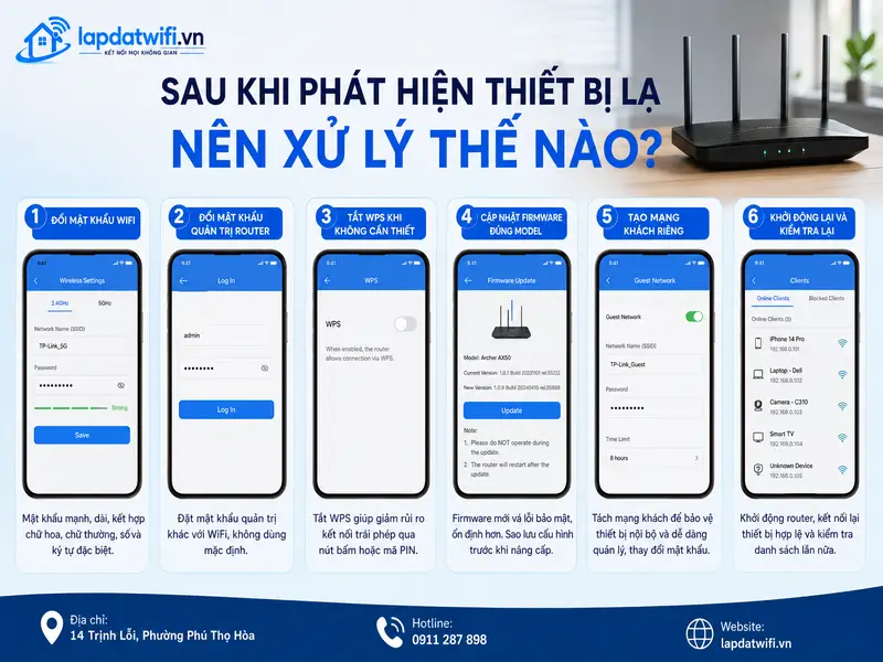 Sau khi phát hiện thiết bị lạ nên xử lý thế nào?
