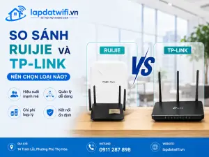 So sánh Ruijie và TP-Link: Nên chọn thương hiệu WiFi nào?