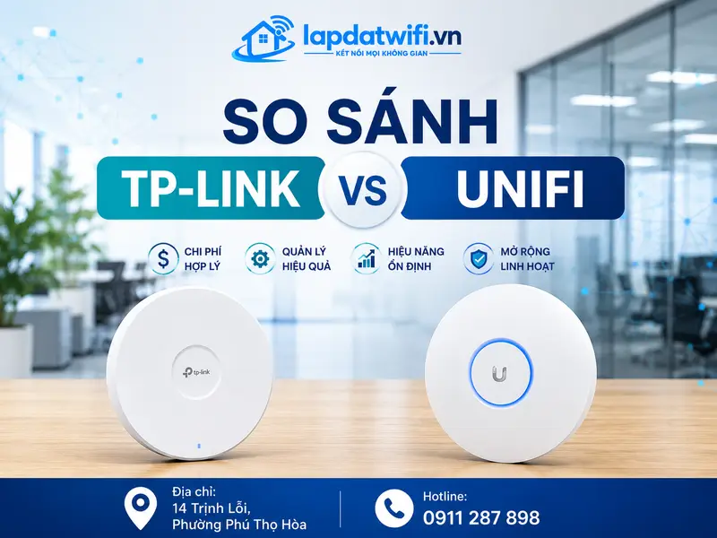 So sánh TP-Link và UniFi: Chọn WiFi nào phù hợp?