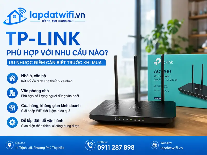 TP-Link phù hợp với nhu cầu nào? Ưu nhược điểm cần biết trước khi mua