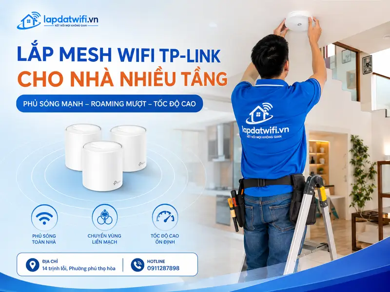 Vì sao nhà nhiều tầng nên lắp mesh wifi TP-Link cho nhà nhiều tầng?